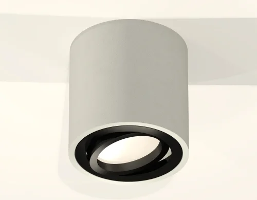 Светильник накладной Techno spot XS7533002 Ambrella light серый 1 лампа, основание серое в стиле хай-тек современный круглый фото 3