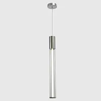 Светильник подвесной LED LINEUP SP11W LED CHROME Crystal Lux прозрачный на 1 лампу, основание хром в стиле современный 