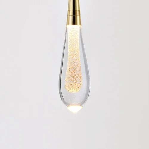 Светильник подвесной FIAL 140680-26 ImperiumLoft прозрачный 1 лампа, основание золотое в стиле современный  фото 15
