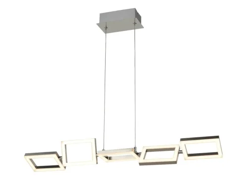 Светильник подвесной LED Retta VL7015P05 Vele Luce серый чёрный на 1 лампу, основание чёрное серое в стиле хай-тек фото 2