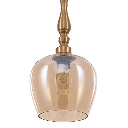 Светильник подвесной Nort CL475011 Citilux янтарный на 1 лампу, основание чёрное в стиле современный классический фото 2 Светильник подвесной Nort CL475011 Citilux янтарный на 1 лампу, основание чёрное в стиле современный классический фото 2