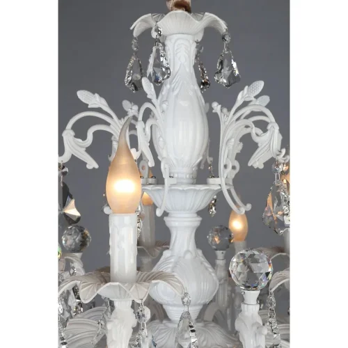 Люстра подвесная Catanzaro OML-30807-15 Omnilux белая на 15 ламп, основание белое в стиле классический фото 8