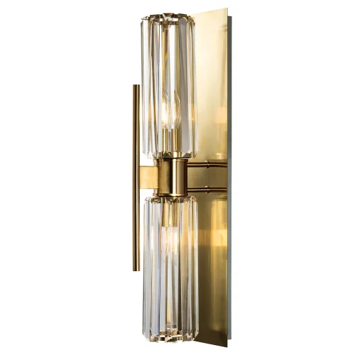 Бра MAGDOLINA AP2 BRONZE/TRANSPARENTE Crystal Lux прозрачный на 2 лампы, основание бронзовое в стиле современный фото 2