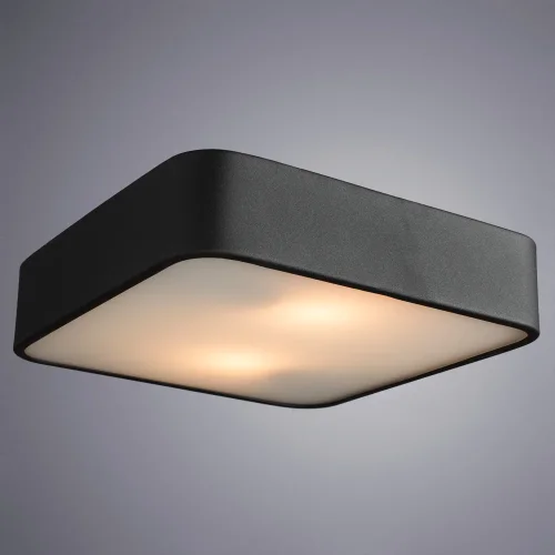 Светильник потолочный Cosmopolitan A7210PL-2BK Arte Lamp чёрный 2 лампы, основание чёрное в стиле минимализм современный квадраты фото 2