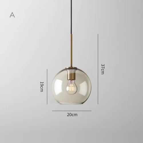 Светильник подвесной VILMO F 213943-26 ImperiumLoft янтарный на 1 лампу, основание латунь в стиле современный лофт фото 2 Светильник подвесной VILMO F 213943-26 ImperiumLoft янтарный на 1 лампу, основание латунь в стиле современный лофт фото 2