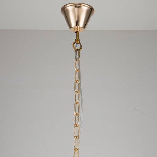 Люстра подвесная Medea 2696-8P Favourite прозрачная на 8 ламп, основание золотое в стиле модерн  фото 3