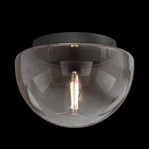 Светильник потолочный Glassy MOD270CL-01B Maytoni серый чёрный на 1 лампу, основание чёрное в стиле современный фото 11
