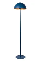 Торшер Siemon 45796/01/35 Lucide  синий 1 лампа, основание синее в стиле современный
