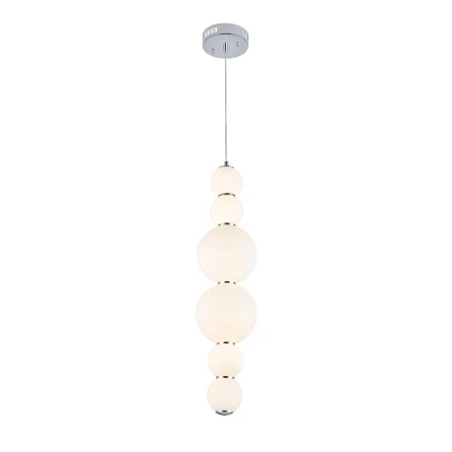 Светильник подвесной LED Nepazzo SL1583.103.01 ST-Luce белый 1 лампа, основание хром в стиле современный 