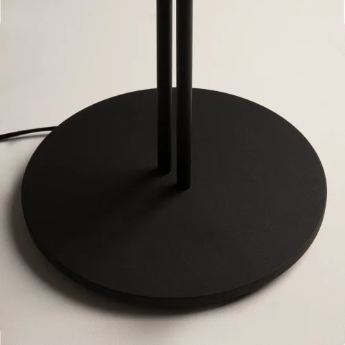 Торшер LED Eclipse MOD152FL-L1BK Maytoni прозрачный на 1 лампу, основание чёрное в стиле арт-деко фото 5