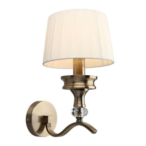 Бра Arosio OML-88411-01 Omnilux бежевый на 1 лампа, основание бронзовое в стиле классический 
