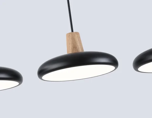 Светильник подвесной LED FL4841 Ambrella light чёрный на 1 лампу, основание чёрное в стиле хай-тек фото 6
