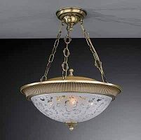 Люстра подвесная  PL 6212/4 Reccagni Angelo белая на 4 лампы, основание античное бронза в стиле классический 