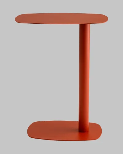 Журнальный столик Eanna S металл, красный УТ000040321 Stool Group столешница красная из металл фото 3