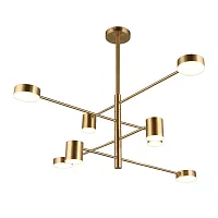 Люстра потолочная LED Frania APL.017.17.48 Aployt белая на 1 лампу, основание бронзовое в стиле современный Люстра потолочная LED Frania APL.017.17.48 Aployt белая на 1 лампу, основание бронзовое в стиле современный