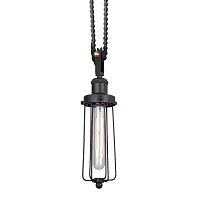 Светильник подвесной лофт LSP-9626 Lussole чёрный 1 лампа, основание чёрное бронзовое в стиле лофт стимпанк