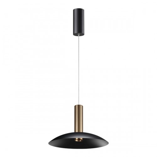Светильник подвесной LED Alba 358986 Novotech чёрный бронзовый 1 лампа, основание чёрное в стиле современный хай-тек 