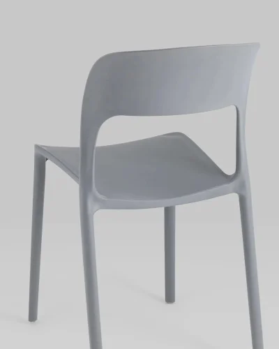 Стул Madsen пластик серый УТ000037035 Stool Group, серый/пластик, ножки/пластик/серый, размеры - *780***440*480 фото 7