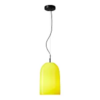 Светильник подвесной Milo SL2001.423.01 ST-Luce жёлтый 1 лампа, основание чёрное в стиле современный 