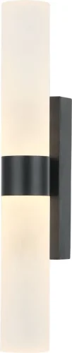 Бра LED Iptube 4028/02/02W-IP Stilfort белый на 1 лампу, основание чёрное в стиле современный фото 2
