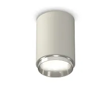Светильник накладной Techno spot XS6314022 Ambrella light серый 1 лампа, основание серое в стиле модерн круглый