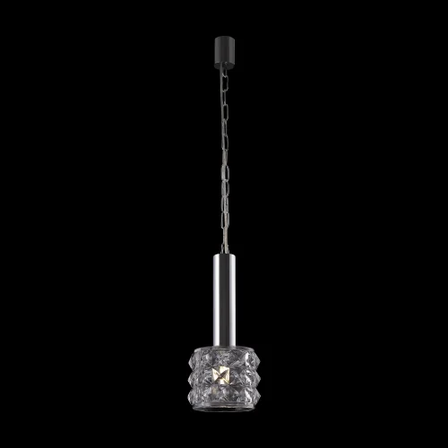 Светильник подвесной Rock Me MOD027PL-01CH Maytoni прозрачный 1 лампа, основание хром в стиле современный 