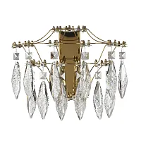 Бра LED Flamenco 7000/25WL Odeon Light золотой на 1 лампу, основание золотое в стиле классический 