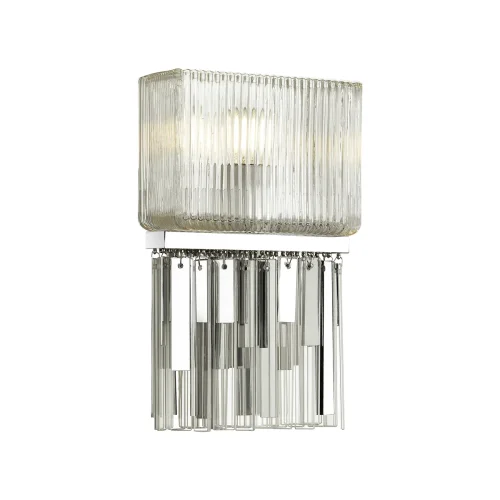 Бра Gatsby 4871/1W Odeon Light прозрачный на 1 лампа, основание хром в стиле классический  фото 2