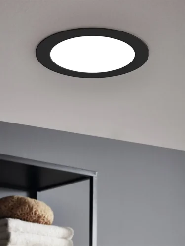 Светильник точечный LED Fueva 5 99145 Eglo белый 1 лампа, основание чёрное в стиле современный  фото 2