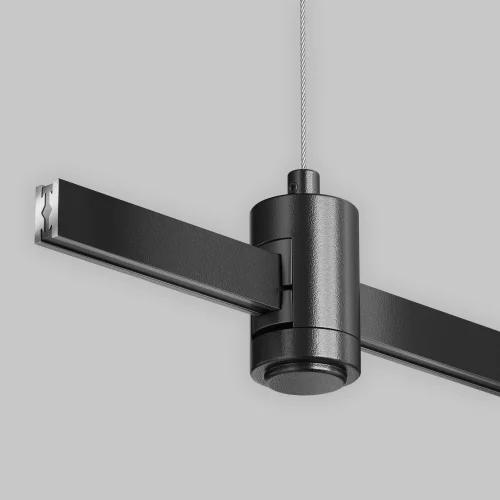 Подвес тросовый Hang одинарный Magnetic trаck system Flarity TRA157SW-S1-B Maytoni чёрный в стиле для светильников серии Magnetic trаck system Flarity flarity магнитная фото 2