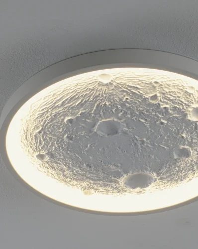 Светильник потолочный LED Spatial V11656-CL Moderli белый на 1 лампу, основание белое в стиле современный фото 3