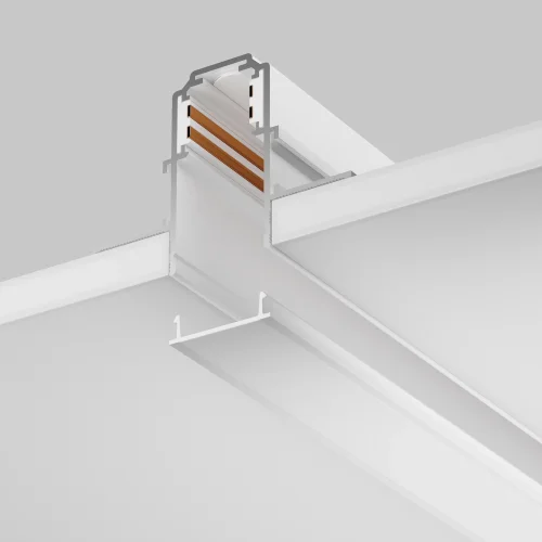 Декоративная накладка 1шт Magnetic track system Exility TRA034DO-1W Maytoni белый в стиле современный для светильников серии Magnetic track system Exility exility тонкая магнитная фото 5