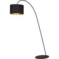 Торшер Alice Gold 4963-NW Nowodvorski изогнутый чёрный 1 лампа, основание чёрное в стиле современный
