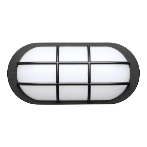 Потолочный светильник уличный LED Opal 358917 Novotech уличный IP65 чёрный на 1 лампу, плафон белый в стиле хай-тек современный LED фото 4