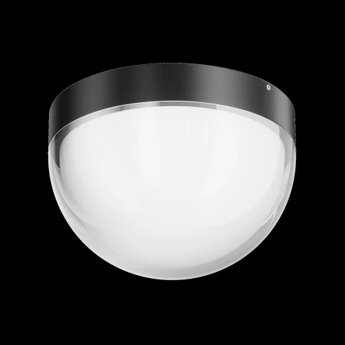 Потолочный светильник уличный LED Mon O438CL-L12GF3K Maytoni уличный IP65 графит на 1 лампу, плафон белый в стиле современный хай-тек LED фото 11