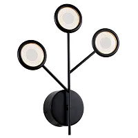 Бра LED Mugs 4252-3W F-promo чёрный на 3 лампы, основание чёрное в стиле современный 