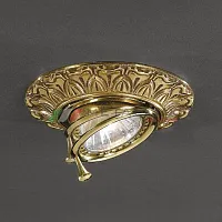 Светильник точечный SPOT 1085 ORO Reccagni Angelo золотой 1 лампа, основание золотое в стиле классический 