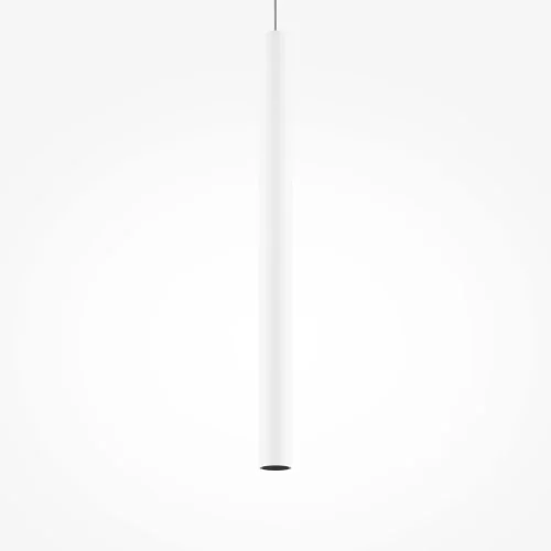 Светильник подвесной LED Pro Base MOD159PL-L6WK Maytoni белый 1 лампа, основание белое в стиле современный минимализм трубочки фото 3
