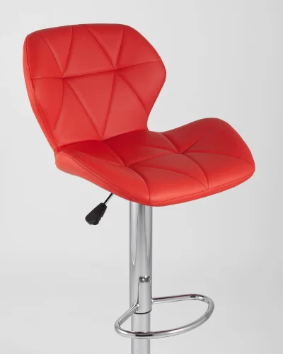 Стул барный Бон, красный NP (набор 2 шт) УТ000039889 Stool Group, красный/экокожа, ножки/металл/, размеры - ***** фото 3