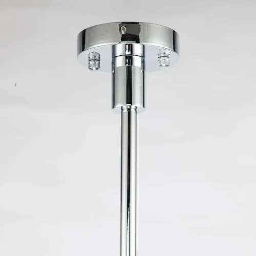Люстра подвесная Impulse 2971-9P Favourite прозрачная на 9 ламп, основание хром в стиле хай-тек шар фото 2
