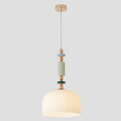 Светильник подвесной MERINGUE SP1.1 Crystal Lux белый на 1 лампу, основание золотое в стиле классический фото 3 Светильник подвесной MERINGUE SP1.1 Crystal Lux белый на 1 лампу, основание золотое в стиле классический фото 3