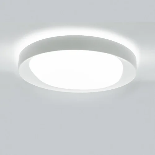 Светильник потолочный LED с пультом Kenzo 7156 Mantra белый 1 лампа, основание белое в стиле современный хай-тек с пультом фото 2