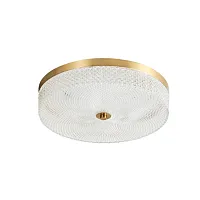 Светильник потолочный LED Viro L 1.13.35x9 G Arti Lampadari прозрачный на 1 лампу, основание золотое в стиле классический 