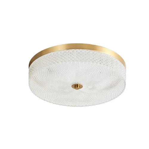 Светильник потолочный LED Viro L 1.13.35x9 G Arti Lampadari прозрачный на 1 лампу, основание золотое в стиле классический 