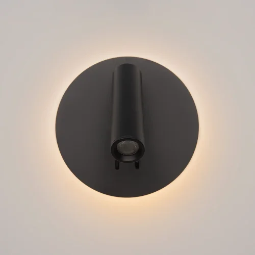 Бра с выключателем LED ios 176 C176-WL-01-6W-B Maytoni чёрный на 1 лампу, основание чёрное в стиле современный фото 8 Бра с выключателем LED ios 176 C176-WL-01-6W-B Maytoni чёрный на 1 лампу, основание чёрное в стиле современный фото 8