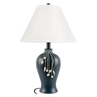 Настольная лампа Неклэйс / Necklace 10515T LOFT IT белая на 1 лампу, основание синее смола металл в стиле классический Настольная лампа Неклэйс / Necklace 10515T LOFT IT белая на 1 лампу, основание синее смола металл в стиле классический
