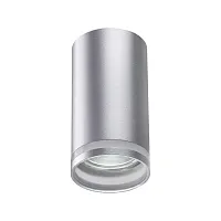 Светильник накладной Ular 370891 Novotech серебряный 1 лампа, основание серебряное в стиле современный круглый