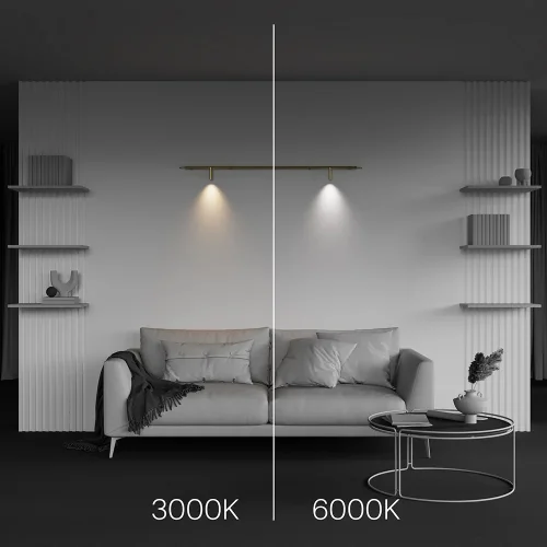 Светильник Focus Led для штанговой системы освещения Axity 3000-6000К 3Вт 45° C102CL-3W3-6K-BS Maytoni латунь для шинопроводов серии Axity Maytoni латунь фото 5