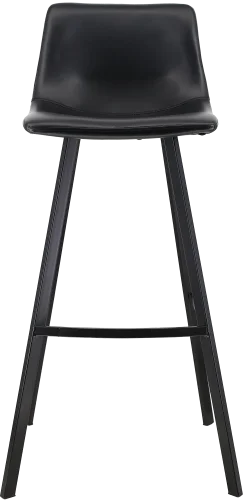 Стул барный Signal Экокожа Черный EP Signal PU Black Everprof, латте/ткань, ножки//, размеры - 1070*1070***510* фото 3