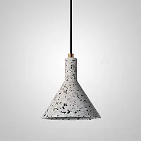 Светильник подвесной OLAUG white 189797-23 ImperiumLoft белый 1 лампа, основание бронзовое в стиле скандинавский 